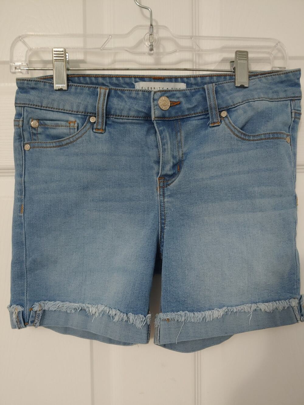 Girls Celebrity Pink Denim Shorts sz 14
